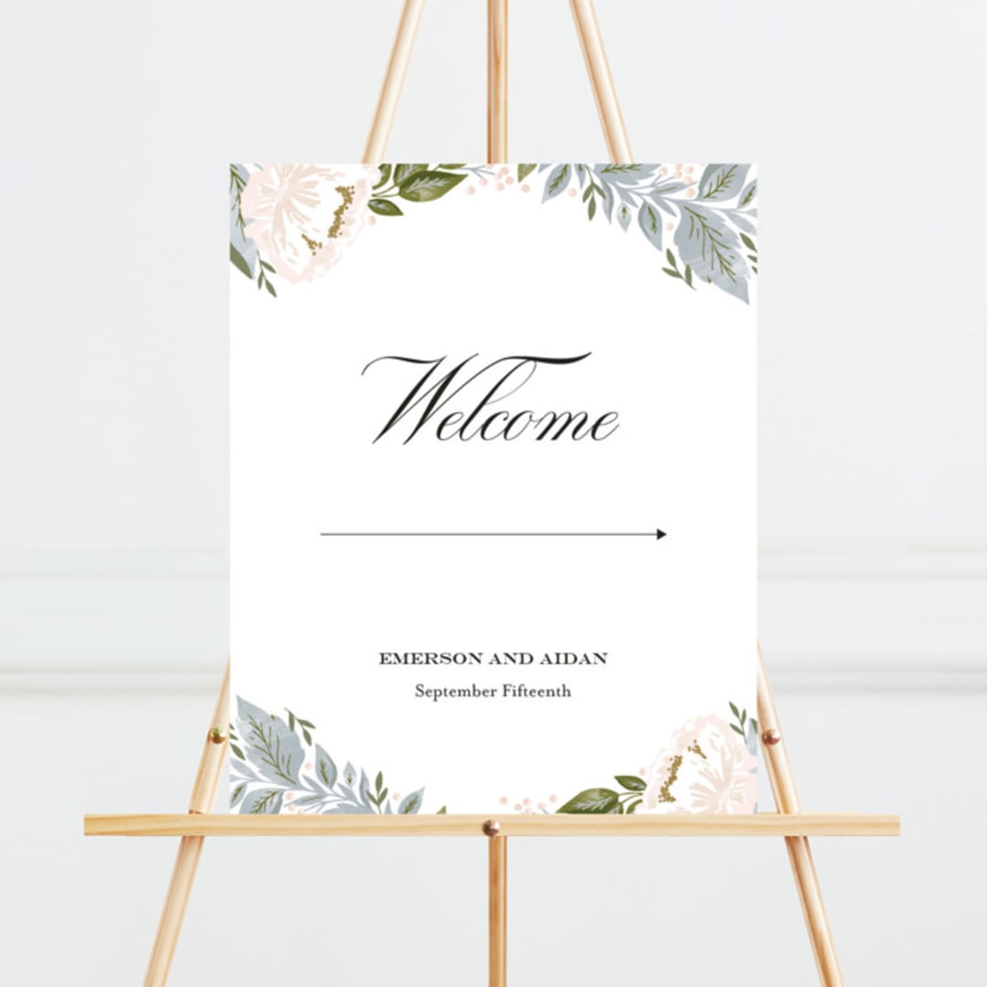 Peony Floral Frame