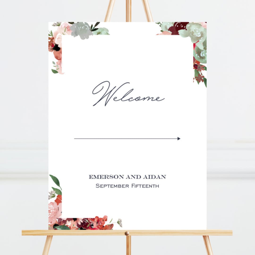 Cascading Florals