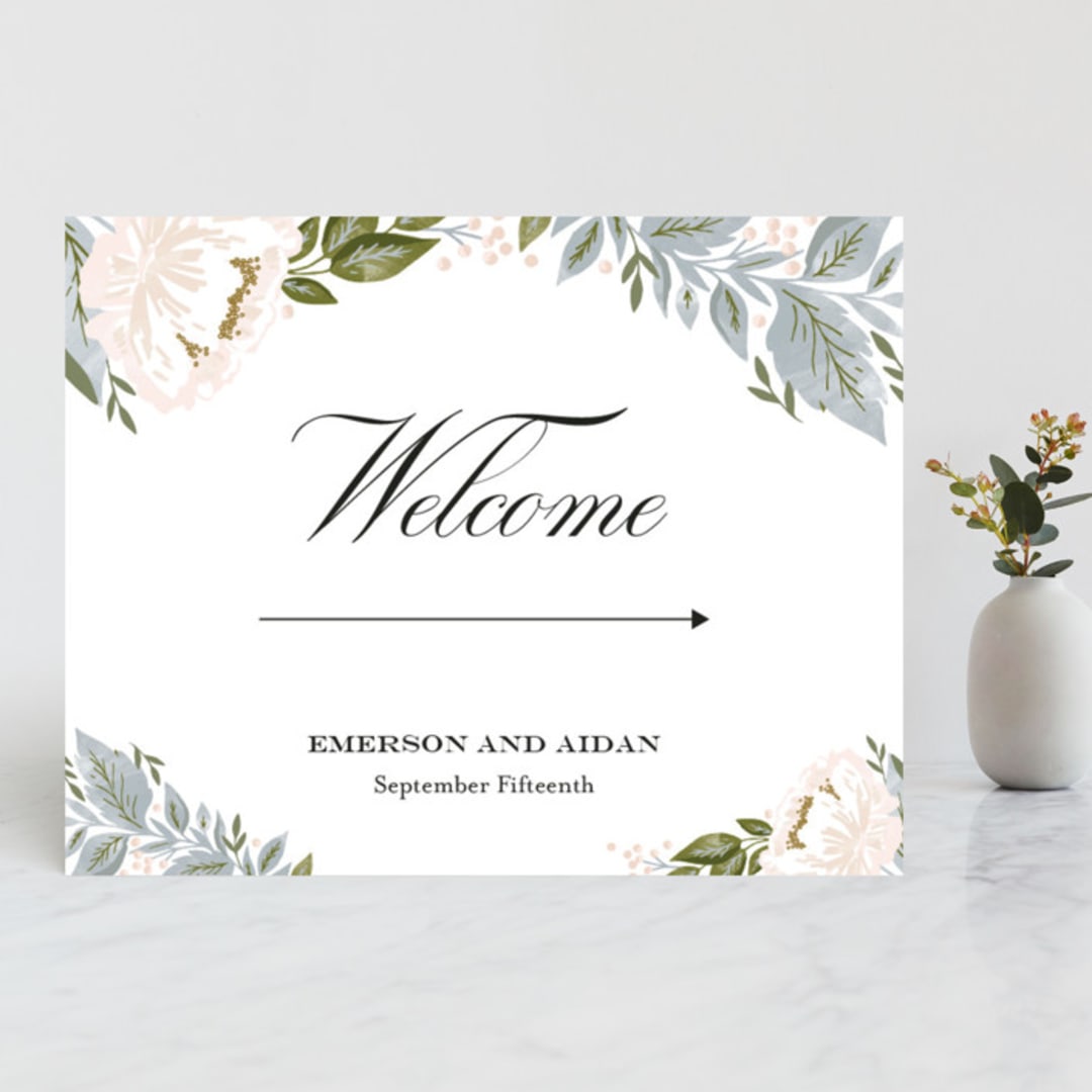 Peony Floral Frame