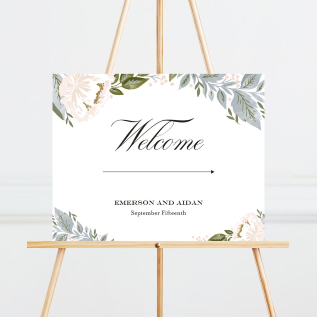 Peony Floral Frame