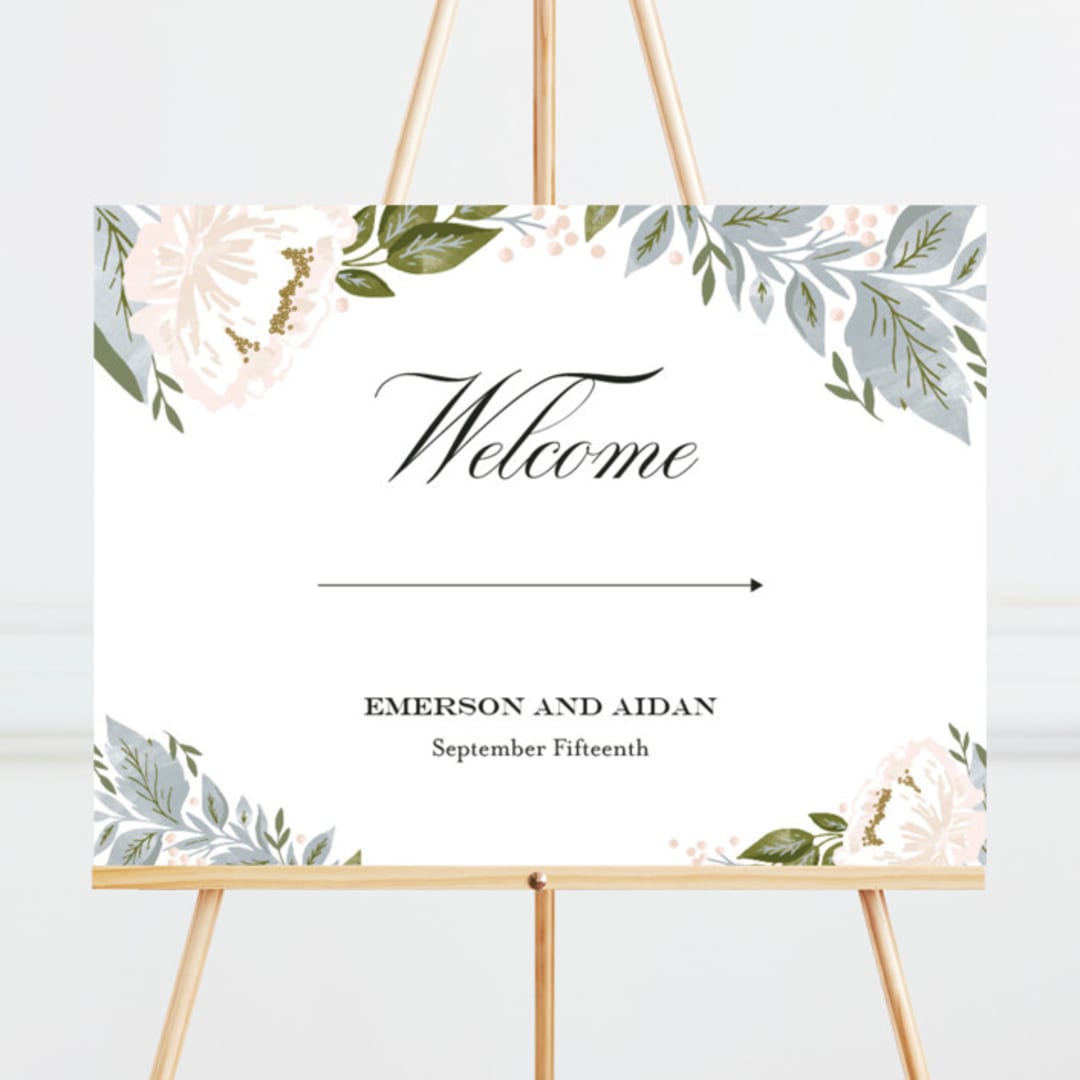 Peony Floral Frame
