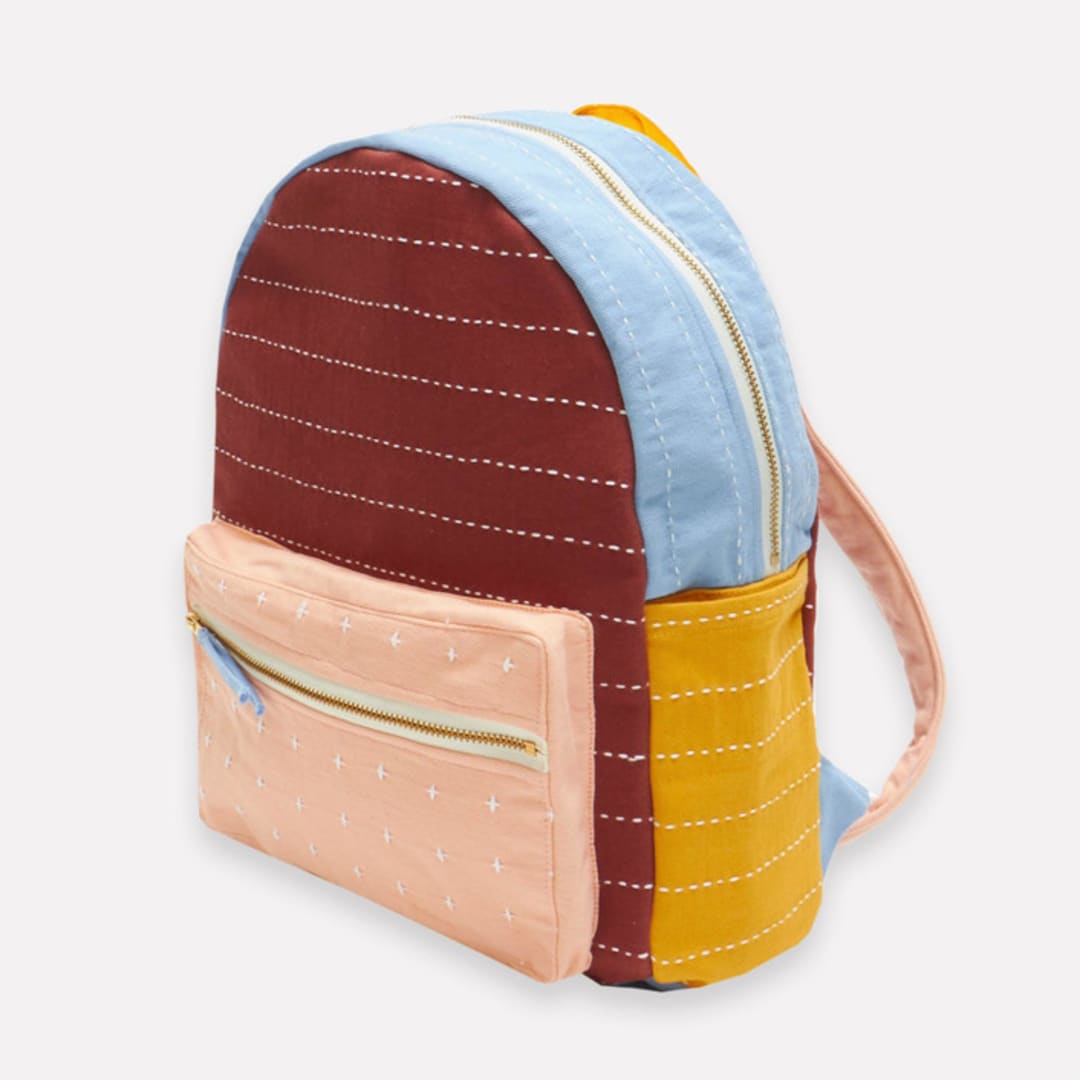 "Colorblock Mini Backpack" - Backpack in multicolor by Anchal