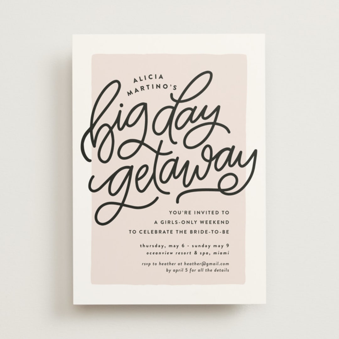 A big day getaway