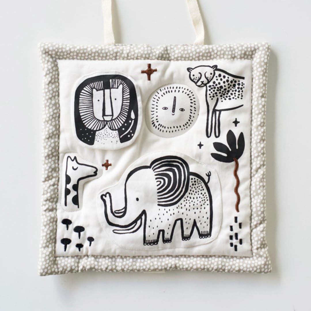 "Wee Gallery Activity Pad - Safari" - Baby Toys in multicolor by Wee Gallery