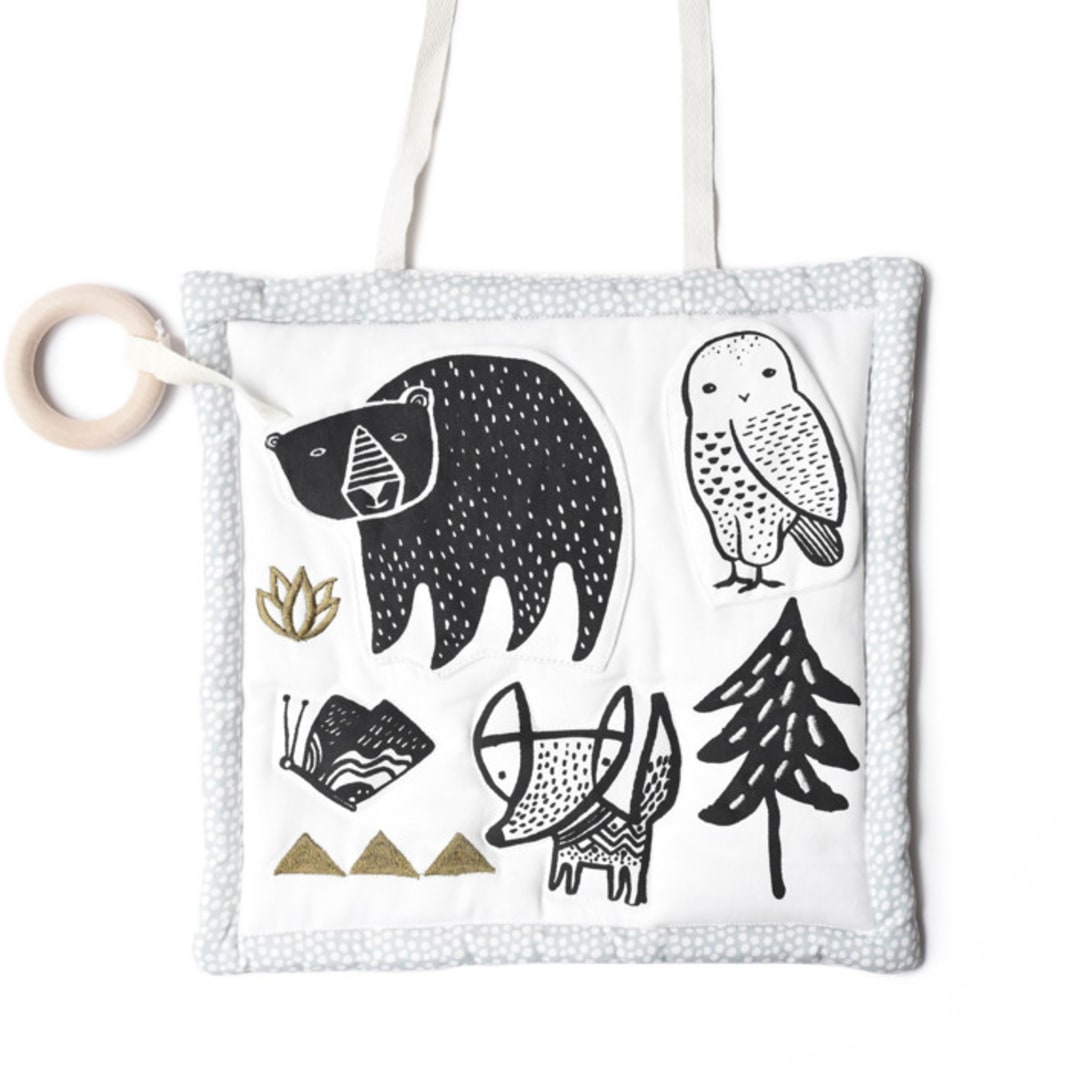 "Wee Gallery Activity Pad - Woodland" - Baby Toys in multicolor by Wee Gallery