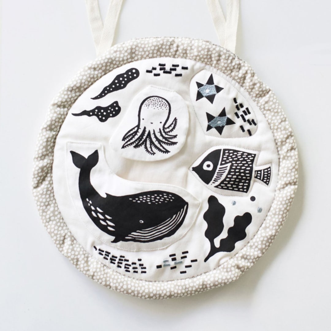 "Wee Gallery Activity Pad - Ocean" - Baby Toys in multicolor by Wee Gallery