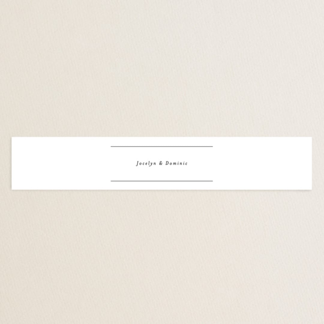 "Classic Display Shower" - Bridal Shower in Snow by Minted - Front