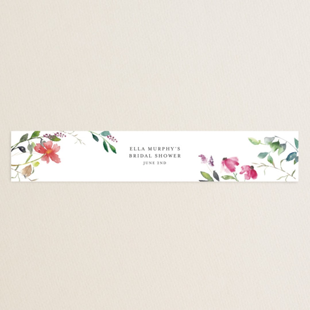 "Spring Wildflowers" - Bridal Shower in Floral by Mere Paper - Front