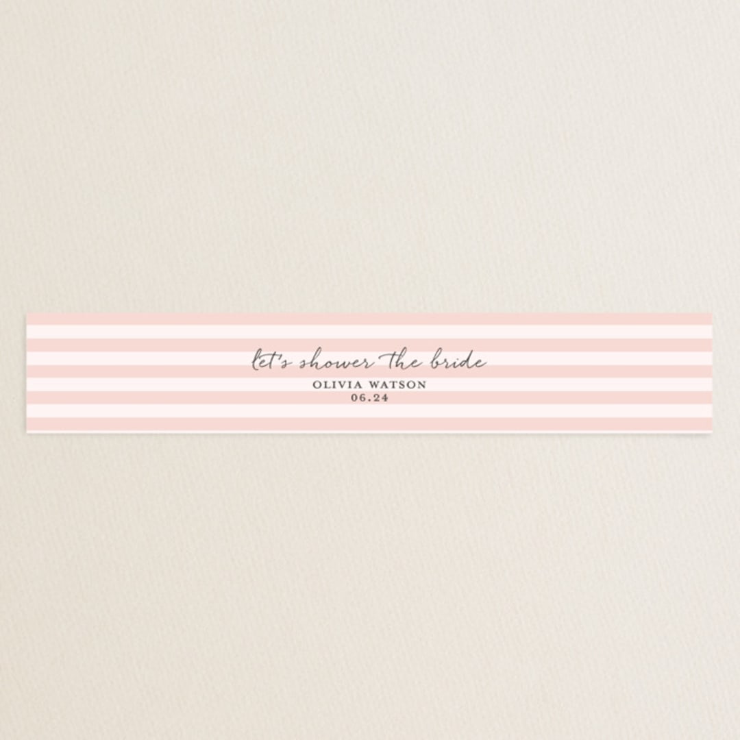 "Flowers & Greens" - Bridal Shower in Blush by Susan Moyal - Front