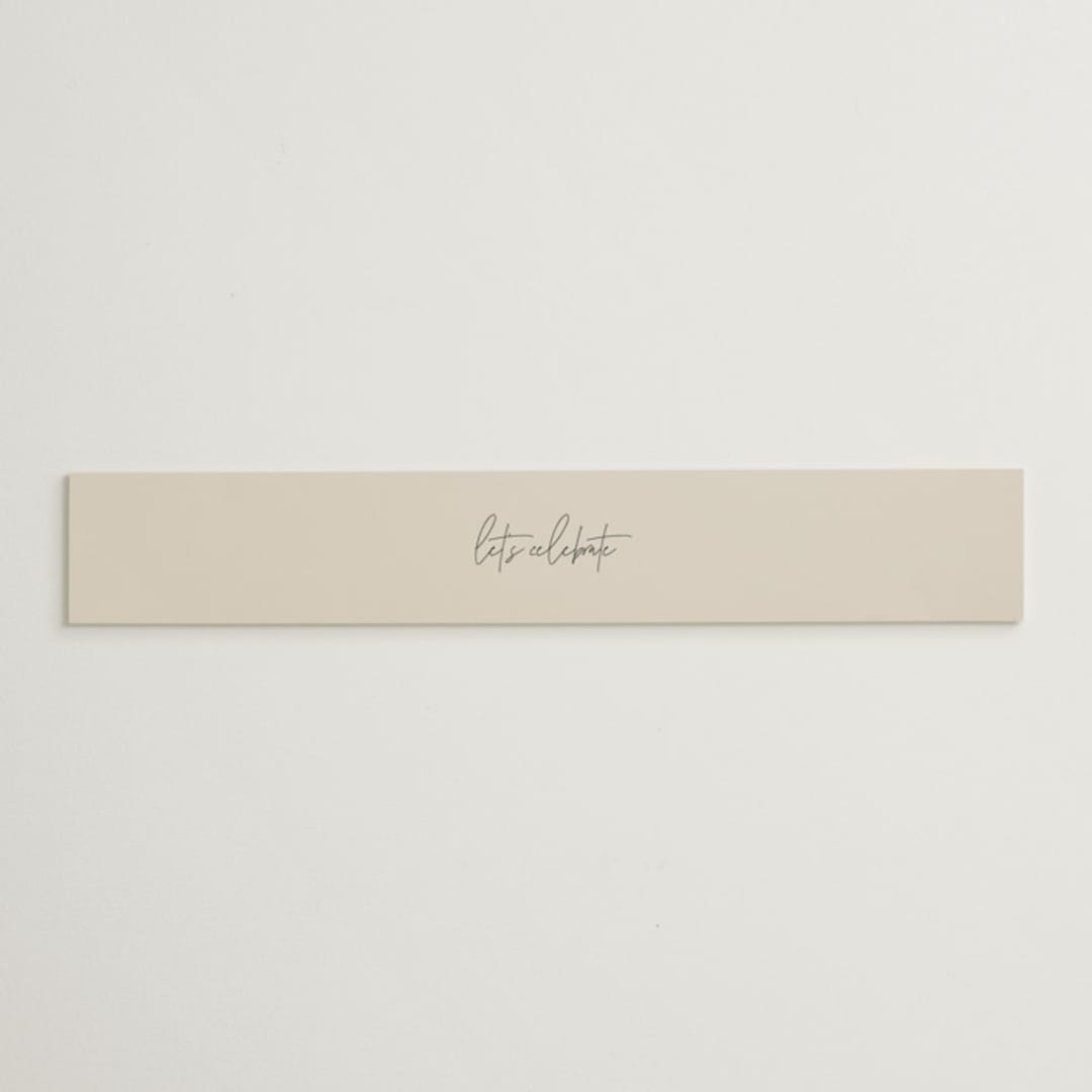 "Layered" - Bridal Shower in Natural by Kelly Schmidt - Front