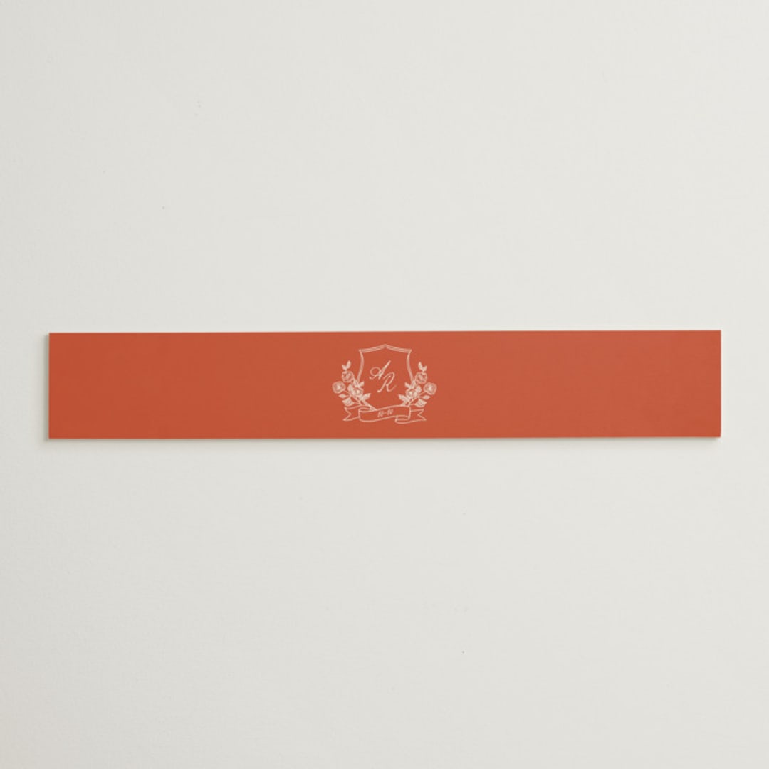 "Bridal Crest" - Bridal Shower in Peach by Sherley Ferreira - Front