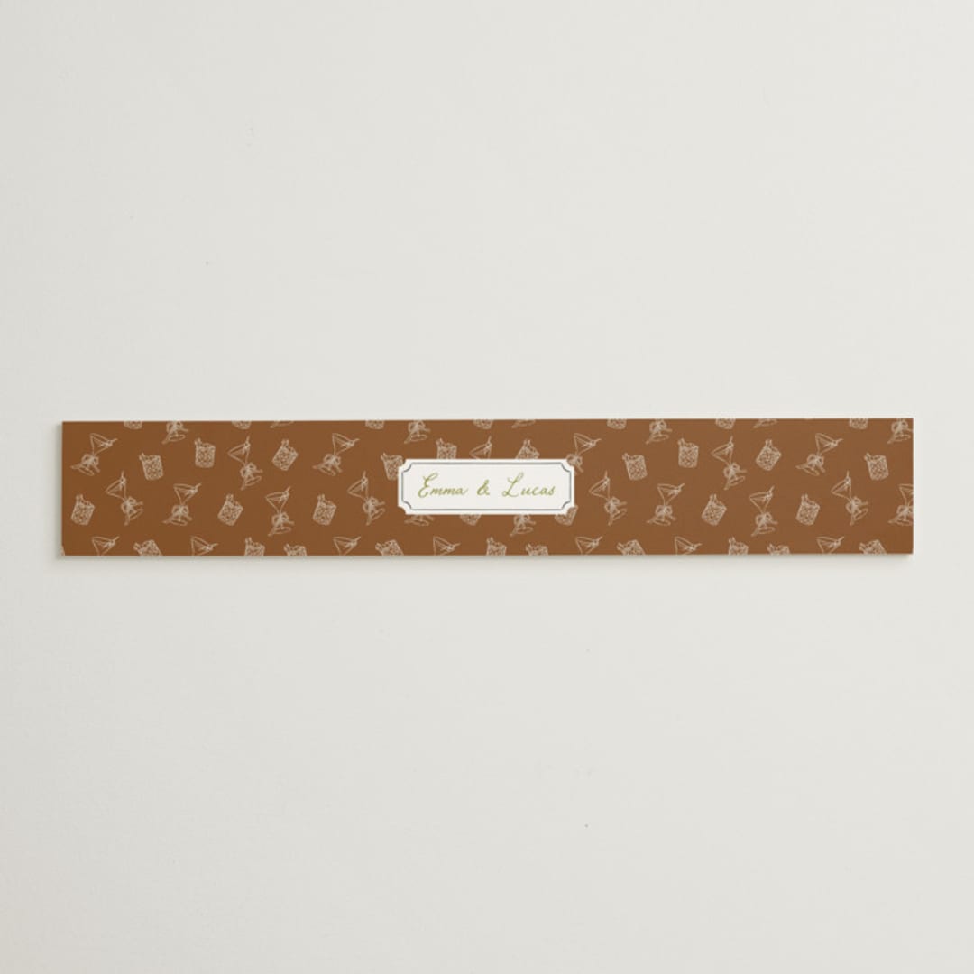 "Stock the Barware" - Bridal Shower in Olive by Erin German - Front