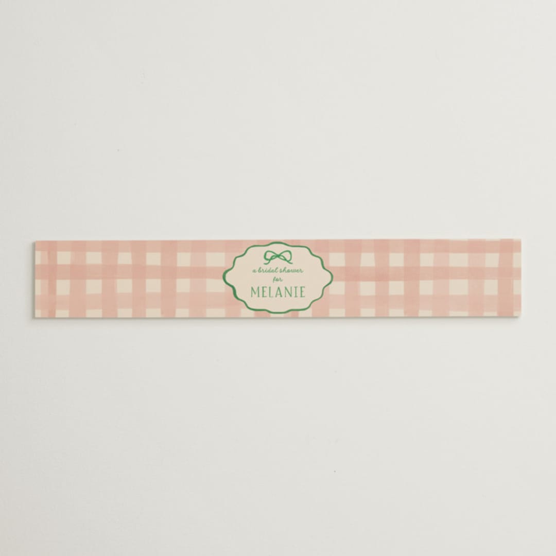 "Lemonade" - Bridal Shower in Strawberry Matcha by Vera Lim - Front