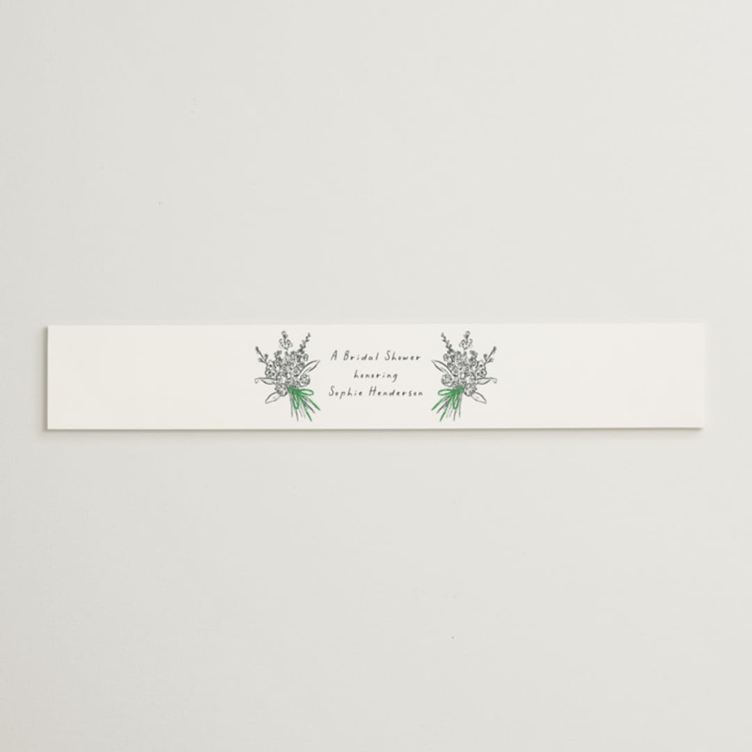 "Tied Bouquet" - Bridal Shower in Lawn by mo kelley - Front