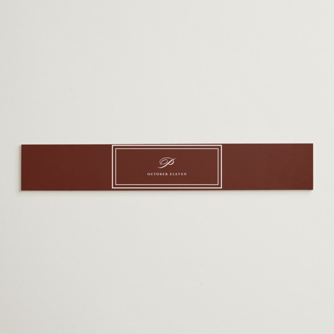 "East Coast Formal" - Bridal Shower in Mahogany by Katie Ylinen - Front