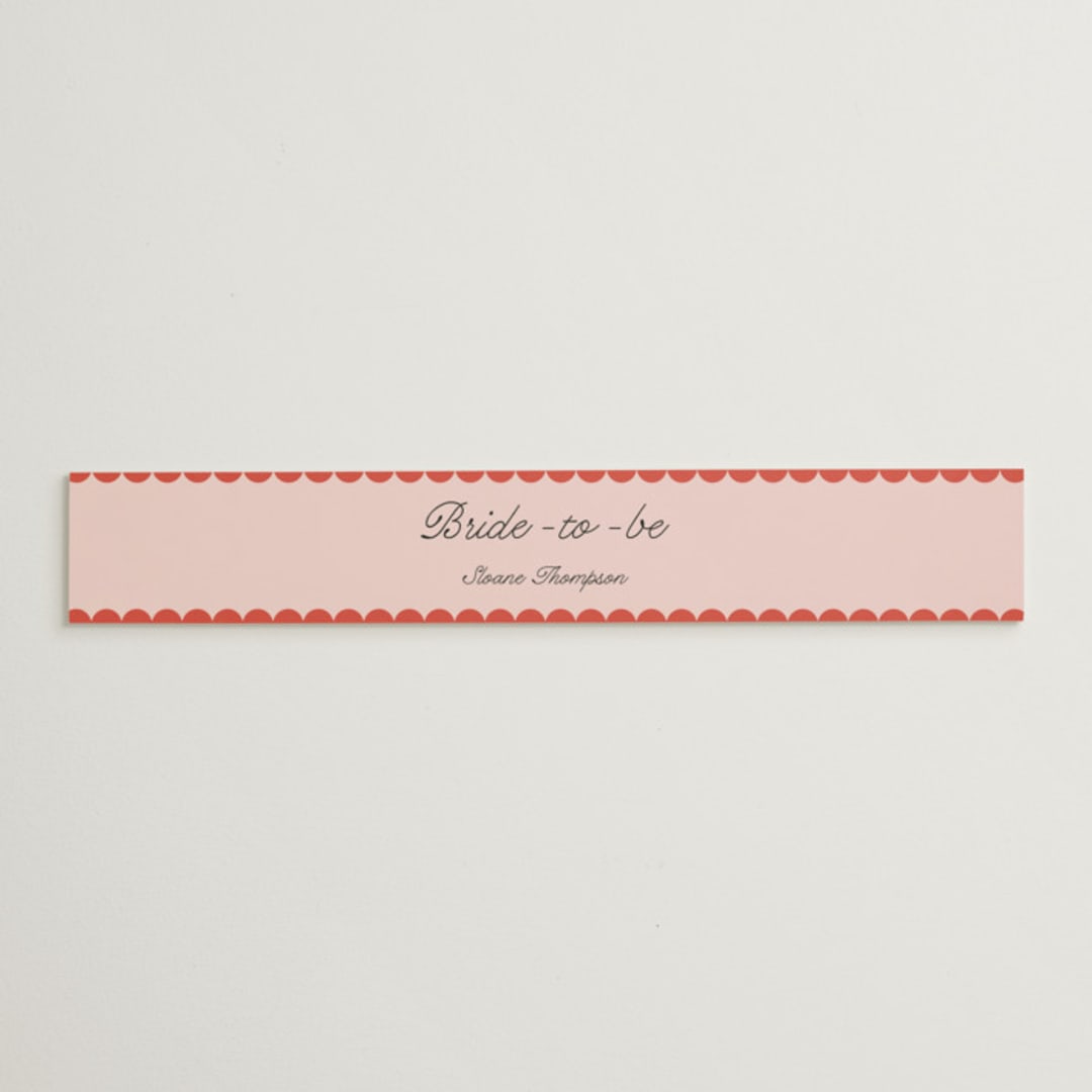 "Lola" - Bridal Shower in Strawberry by Morgan Kendall - Front