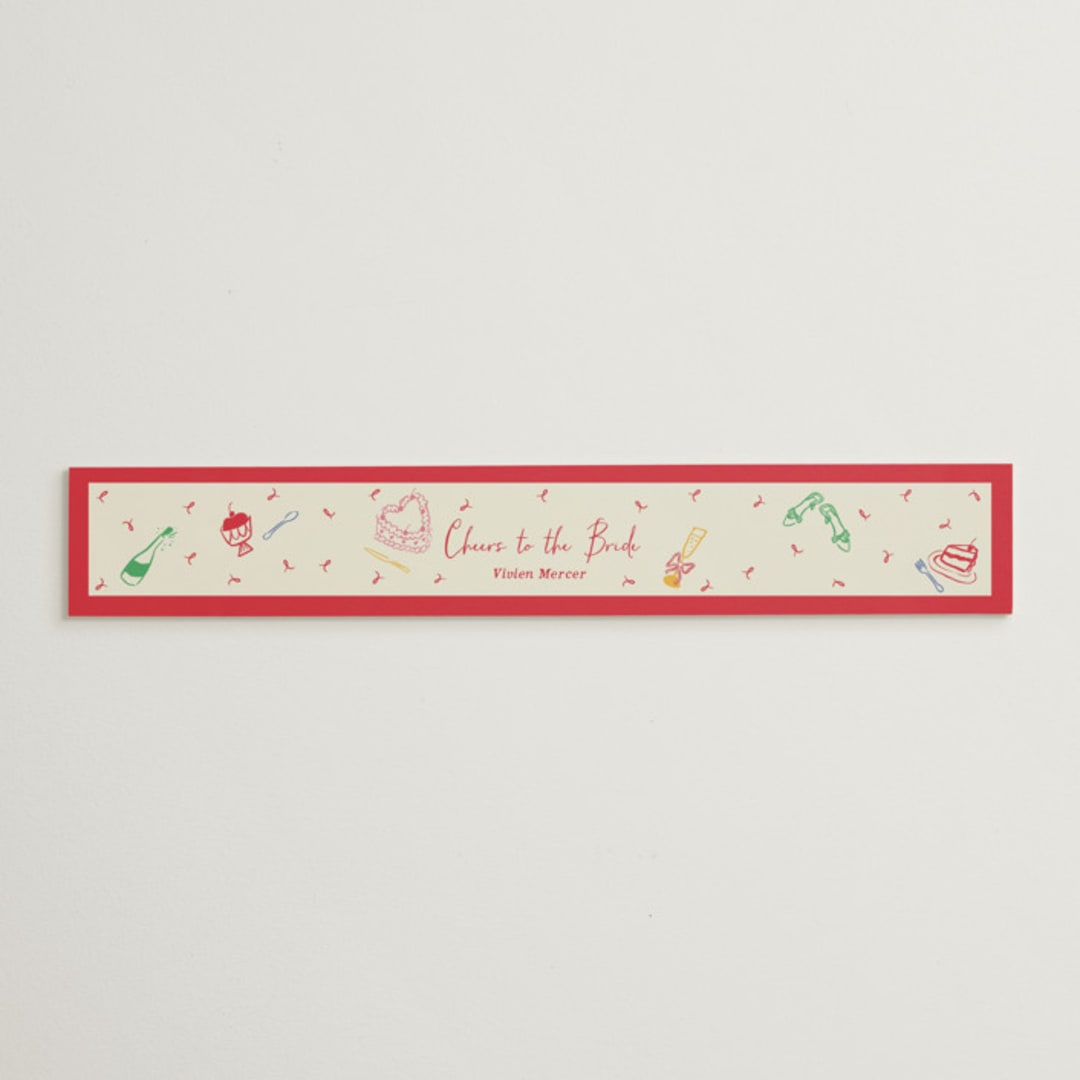 "Heights of Love" - Bridal Shower in Fruitcake by Sarah Rosenthal - Front