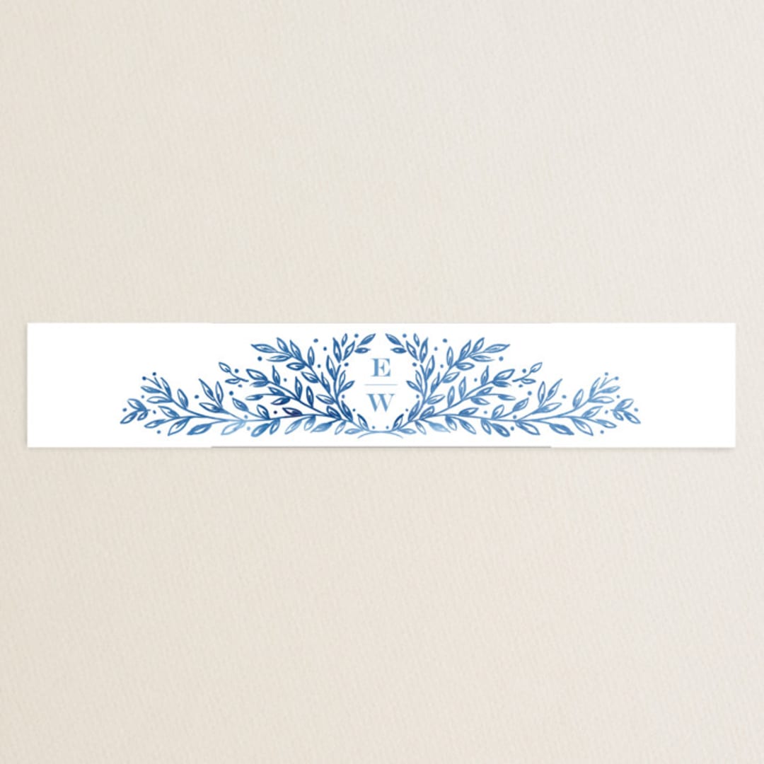 "Royal" - Bridal Shower in Cobalt by Petra Kern - Front