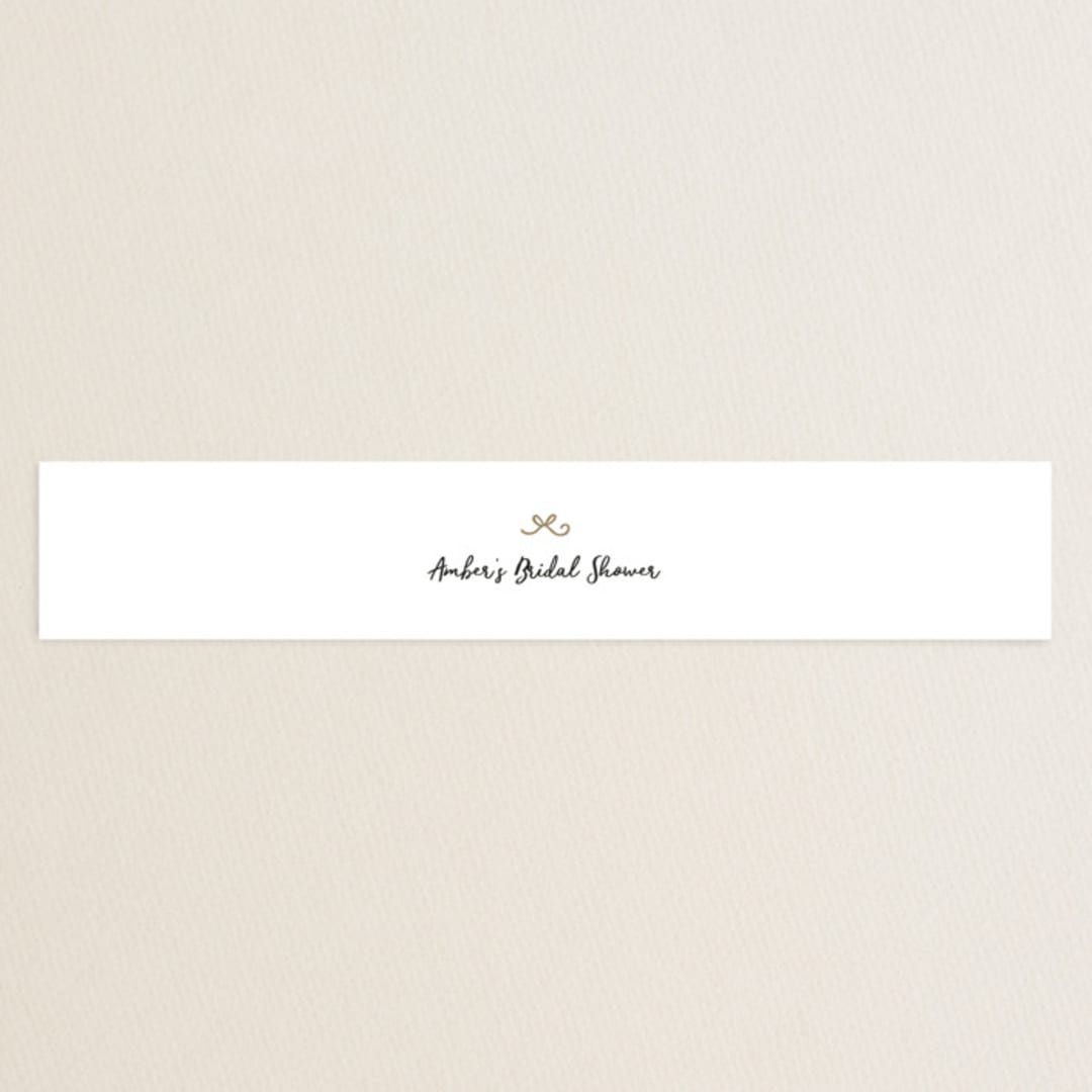 "Casual bows" - Bridal Shower in Snow by Alethea and Ruth - Front