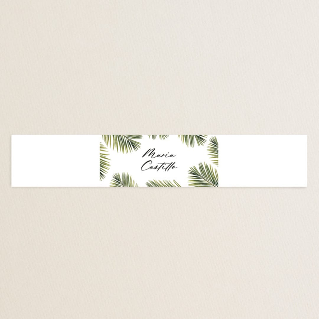 "Tropical Brunch" - Bridal Shower in Coral by Susan Moyal - Front