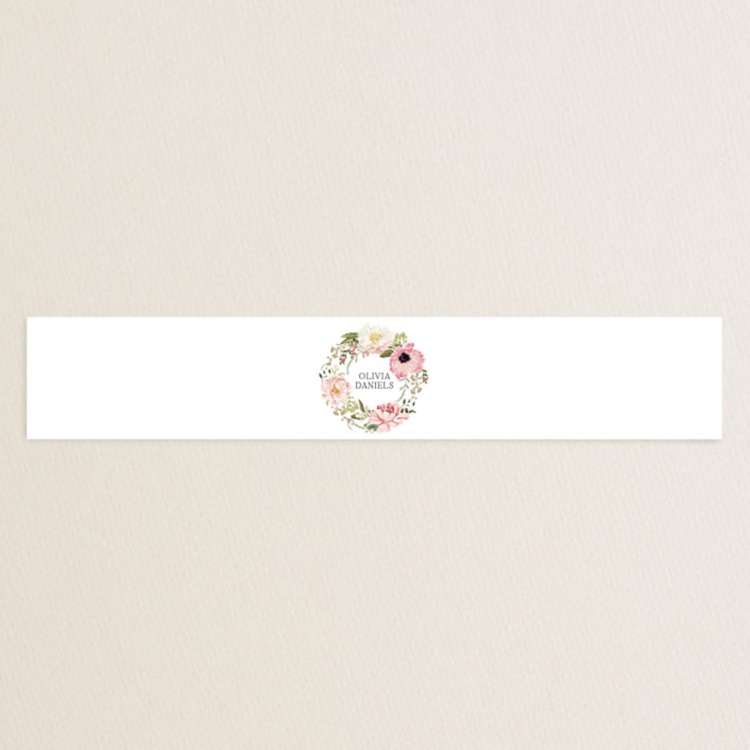 "Timeless Blooms" - Bridal Shower in Peony by Susan Moyal - Front