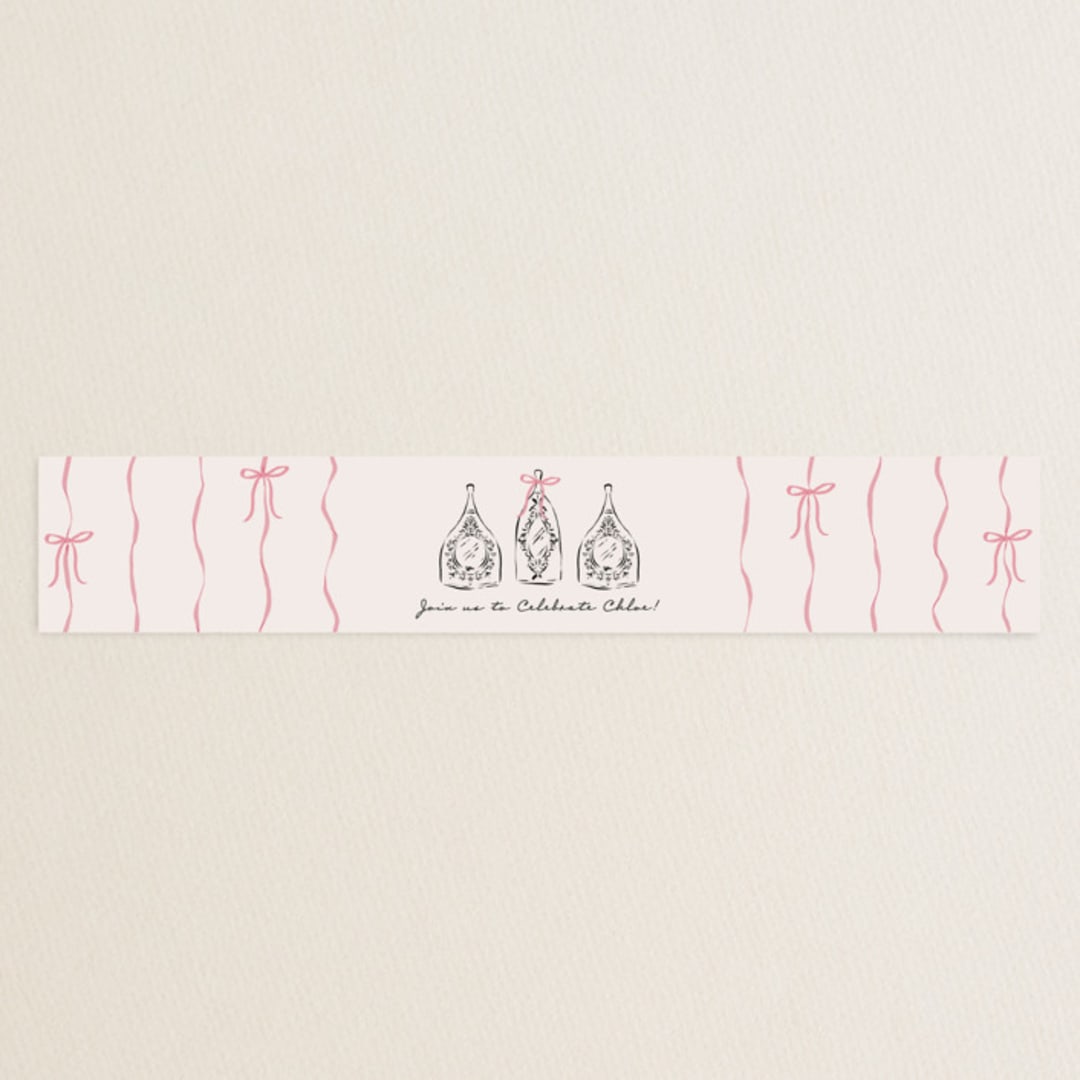 "Sparkling Champagne Tower" - Bridal Shower in Petal by Jackie Crawford - Front