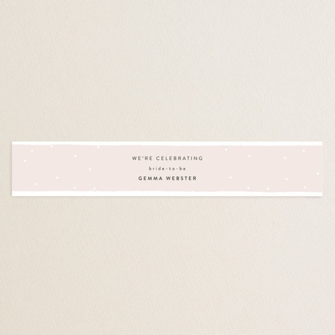 "Brunch for the bride" - Bridal Shower in Blush by Lea Delaveris - Front