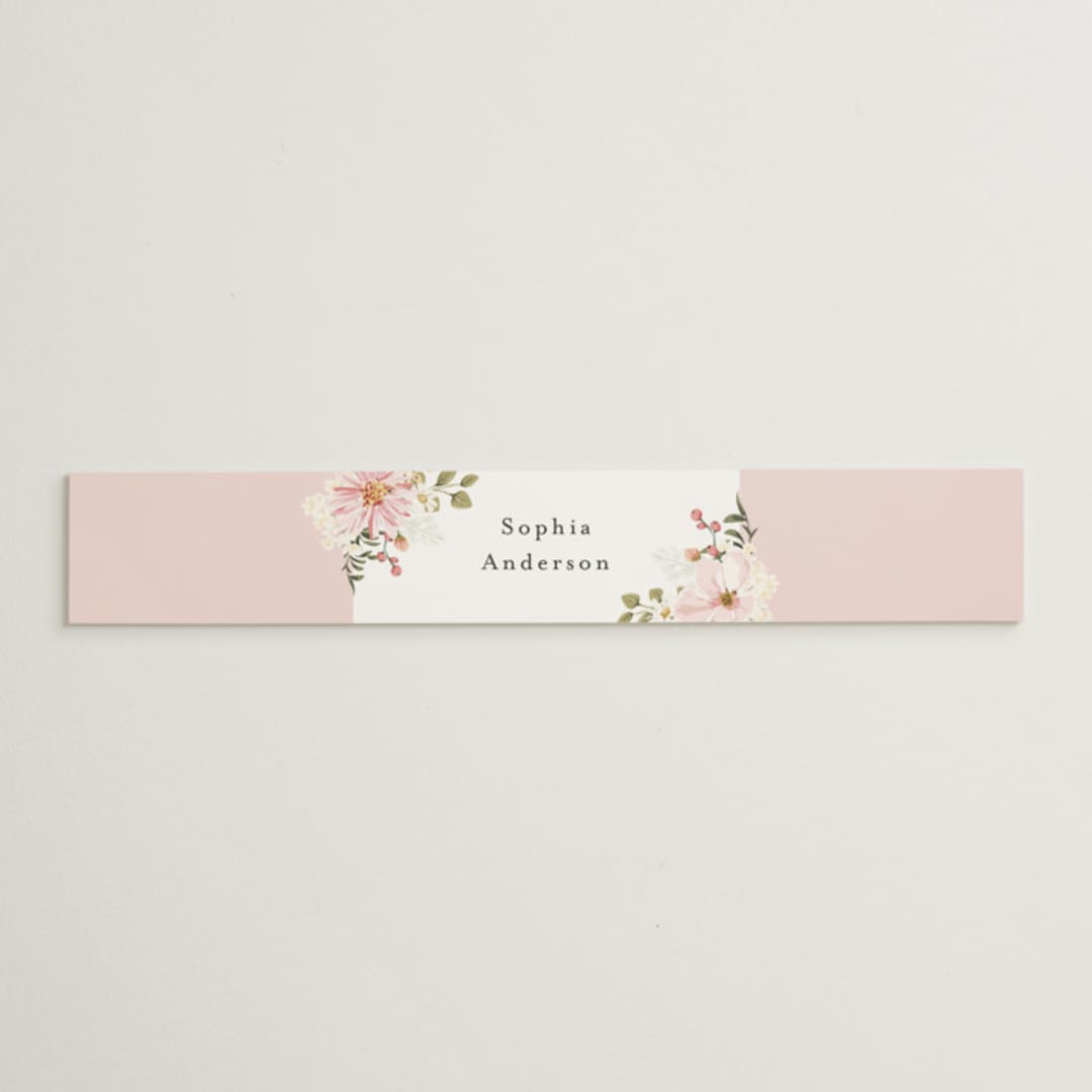 "Floral Arch" - Bridal Shower in Blush by Susan Moyal - Front