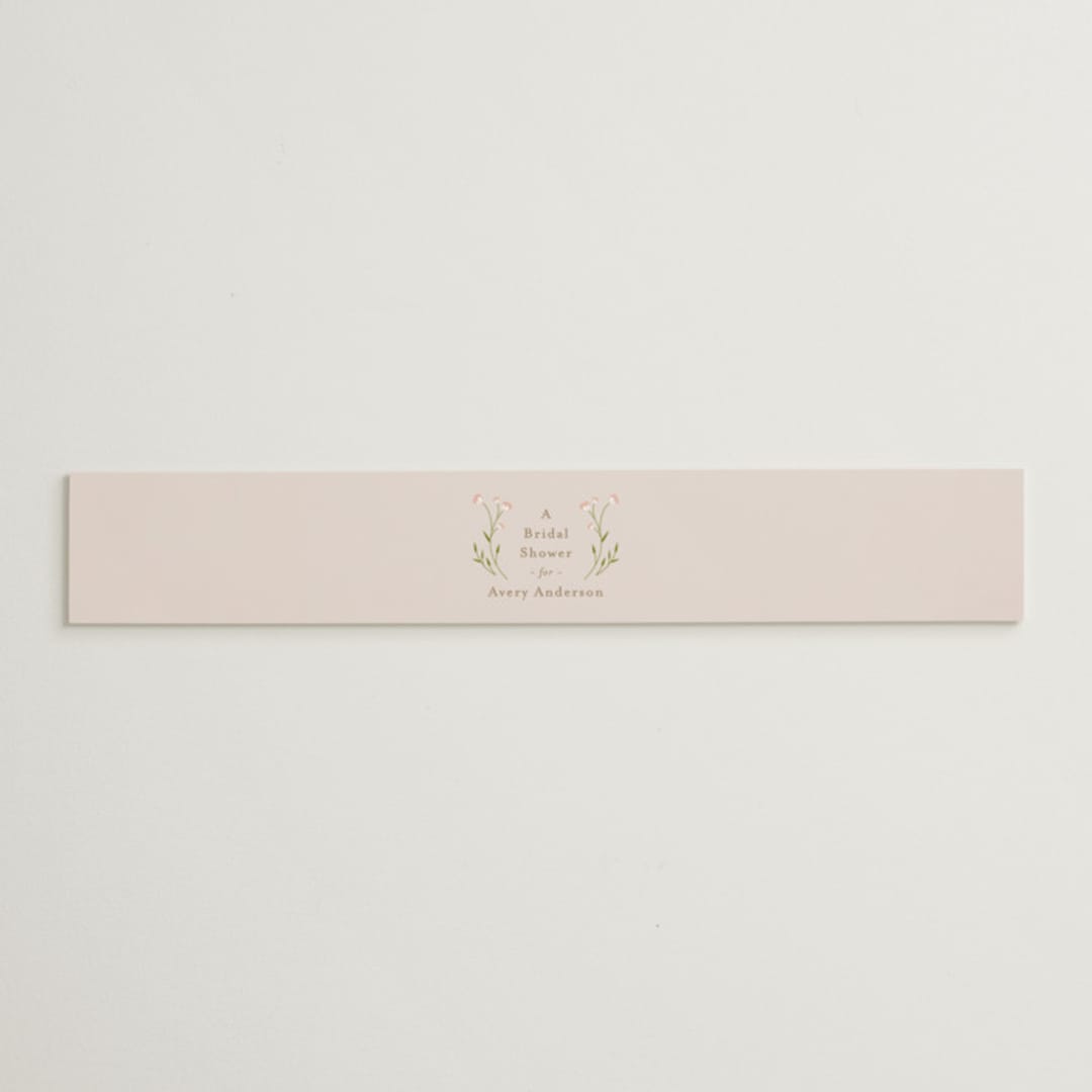 "Love is Blooming" - Bridal Shower in Petal by Jennifer Postorino - Front