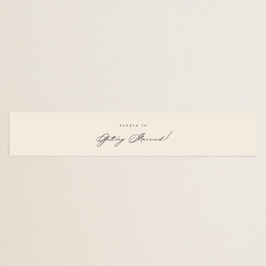 "Elegant Side" - Bridal Shower in Buttercream by Carolyn MacLaren - Front