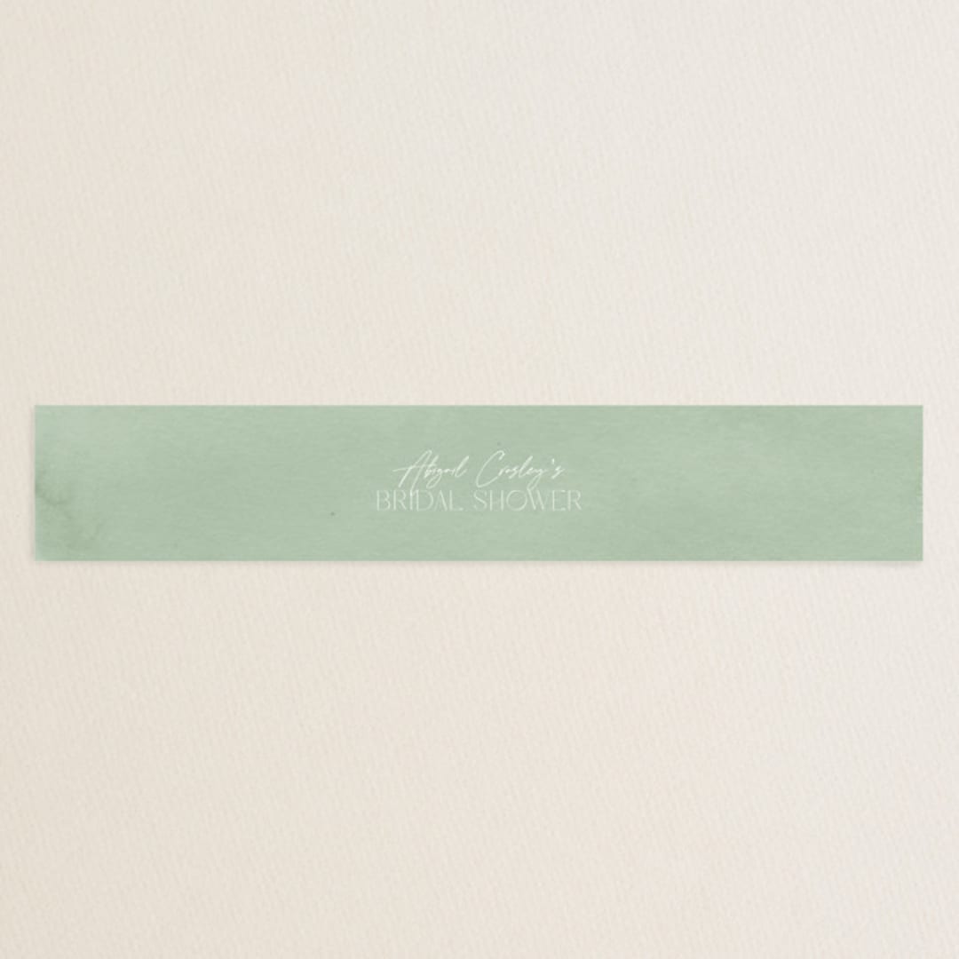 "Verde" - Bridal Shower in Meadow by Everett Paper Goods - Front