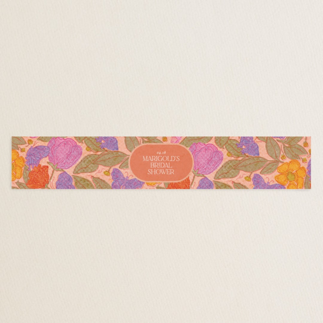 "Vintage Garden" - Bridal Shower in Peach by Simona Camp - Front