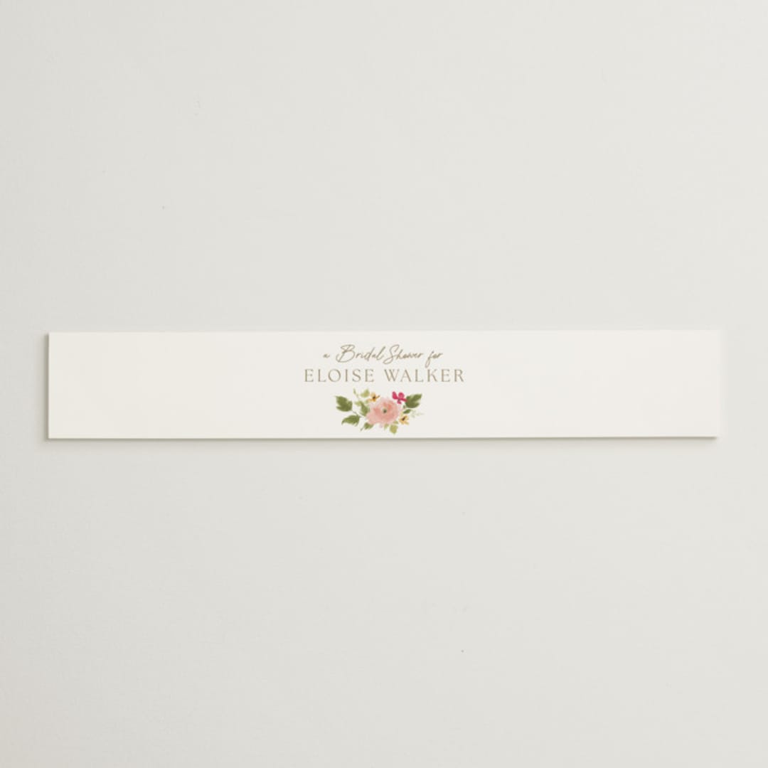 "Felicity" - Bridal Shower in Carnation by Everett Paper Goods - Front