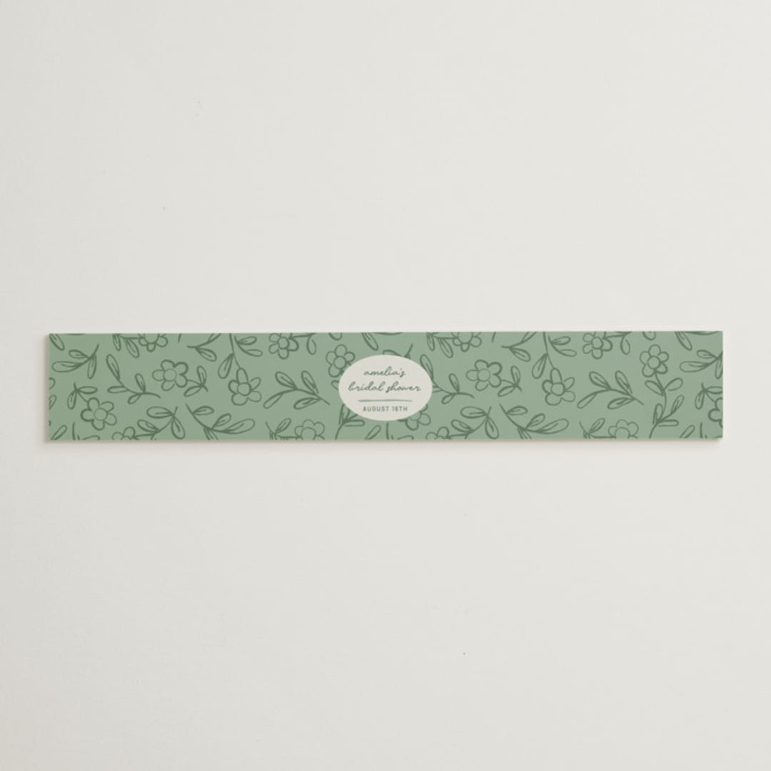 "Blooming" - Bridal Shower in Sage by Kelly Watkins - Front