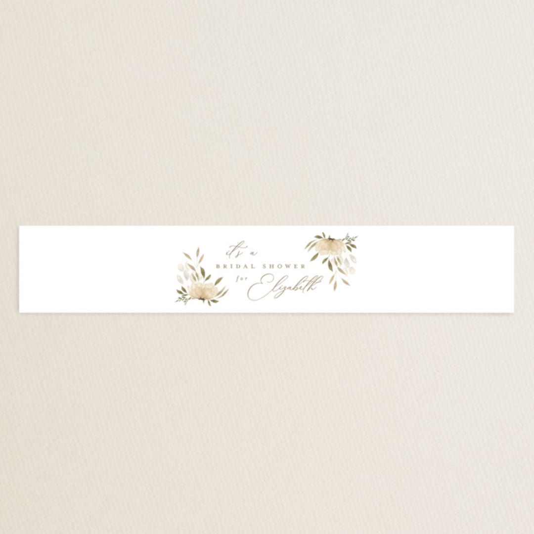 "floral bride" - Bridal Shower in Elegant Spring by Phrosné Barwood - Front