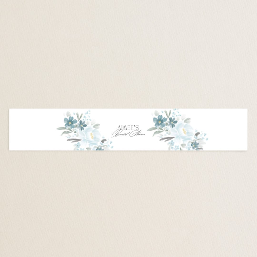 "Something Blue" - Bridal Shower in Bluebelle by Itsy Belle Studio - Front