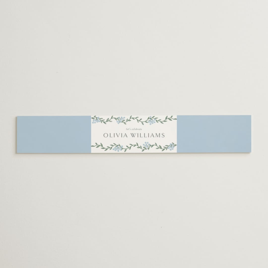 "Simple Garland" - Bridal Shower in Sky by Christy Hy Lee - Front