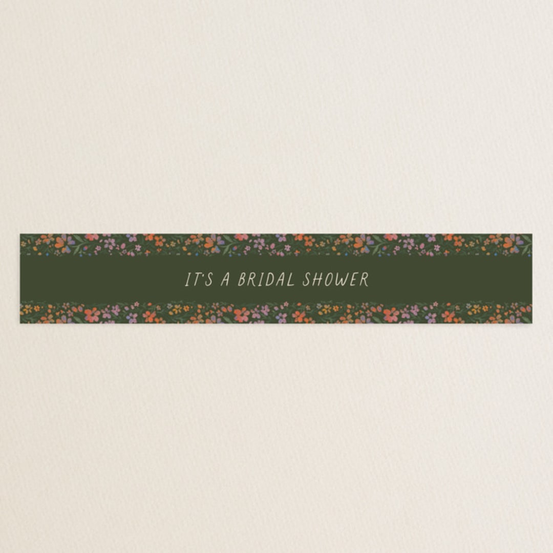 "Wildflowers" - Bridal Shower in Confetti by 2birdstone - Front
