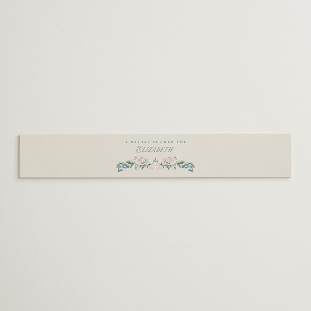 "Book Cover" - Bridal Shower in Evergreen by Petra Kern - Front