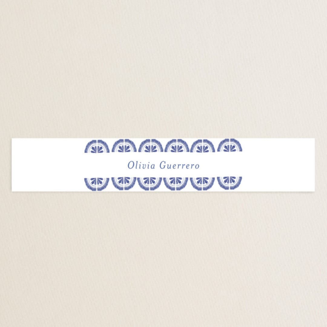 "Talavera" - Bridal Shower in Azure by Lagniappe Paper - Front
