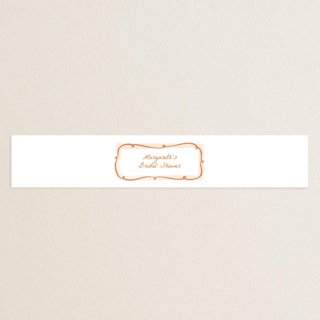 "Giardino" - Bridal Shower in Flame by Pati Cascino - Front