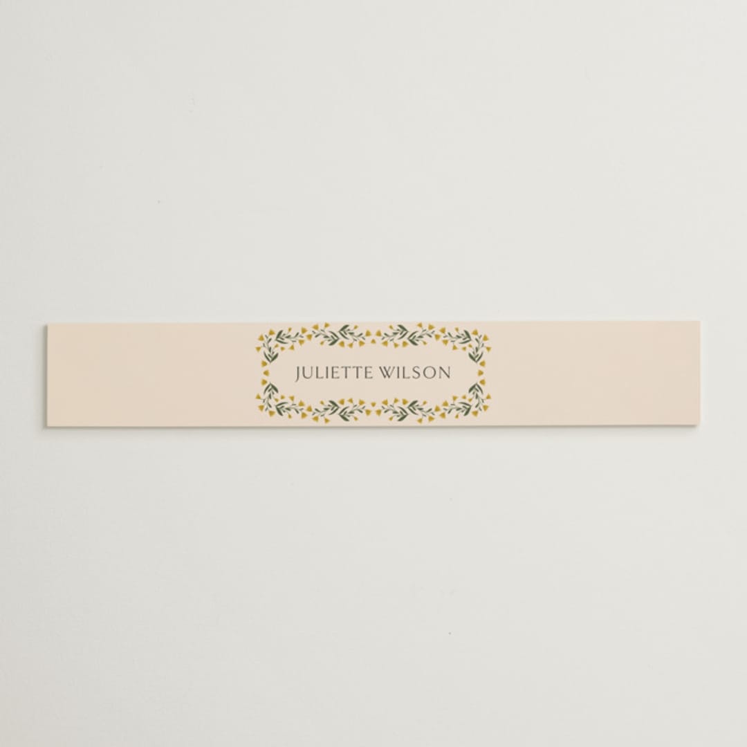 "Floral Frame" - Bridal Shower in Marigold by Iveta Angelova - Front