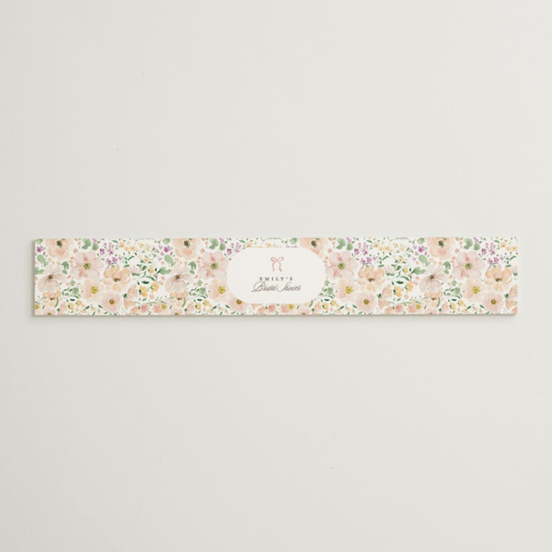 "Love is Blooming" - Bridal Shower in Carnation by Itsy Belle Studio - Front