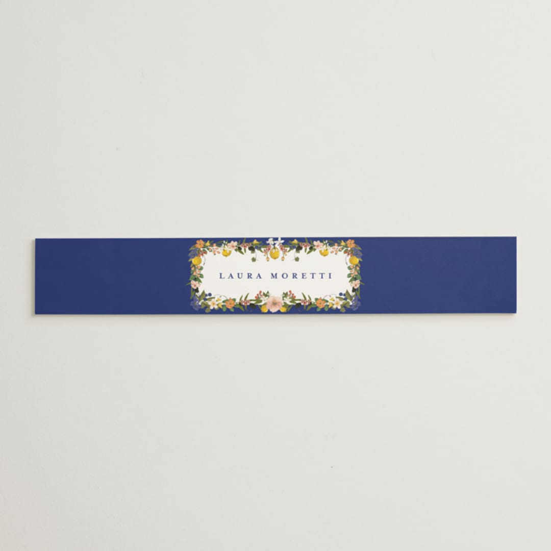 "Amore Floral" - Bridal Shower in Cerulean by Susan Moyal - Front