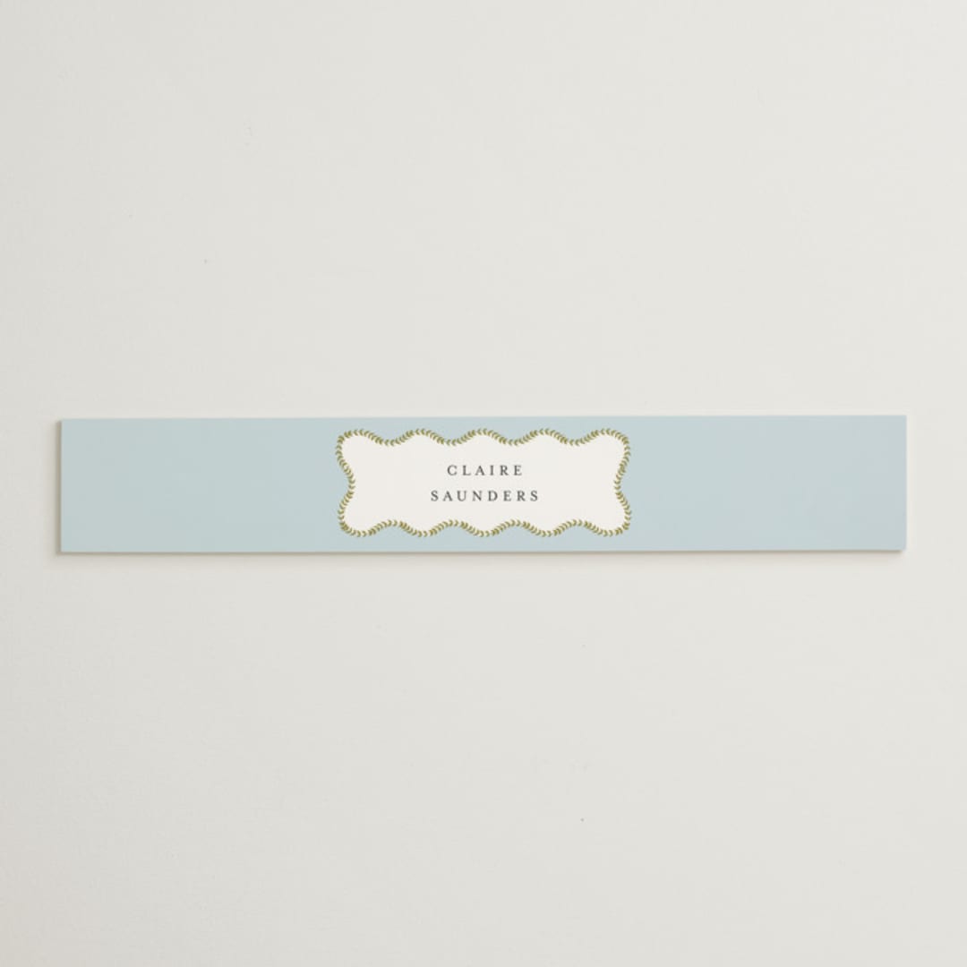 "Wedgewood" - Bridal Shower in Cerulean by Susan Moyal - Front