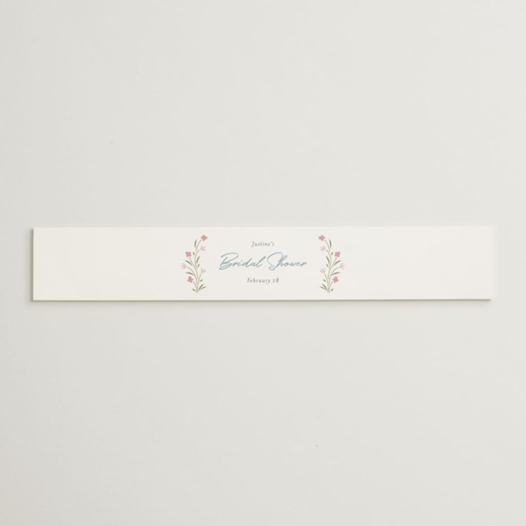 "Mai Tai" - Bridal Shower in Orchid by letterfix - Front