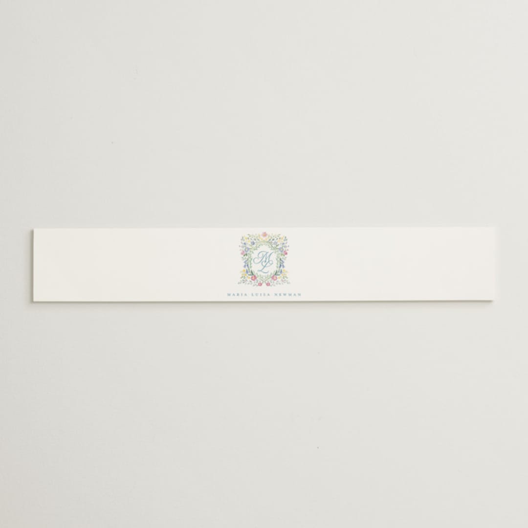 "wildflowers crest" - Bridal Shower in Flower Braid by Petra Kern - Front