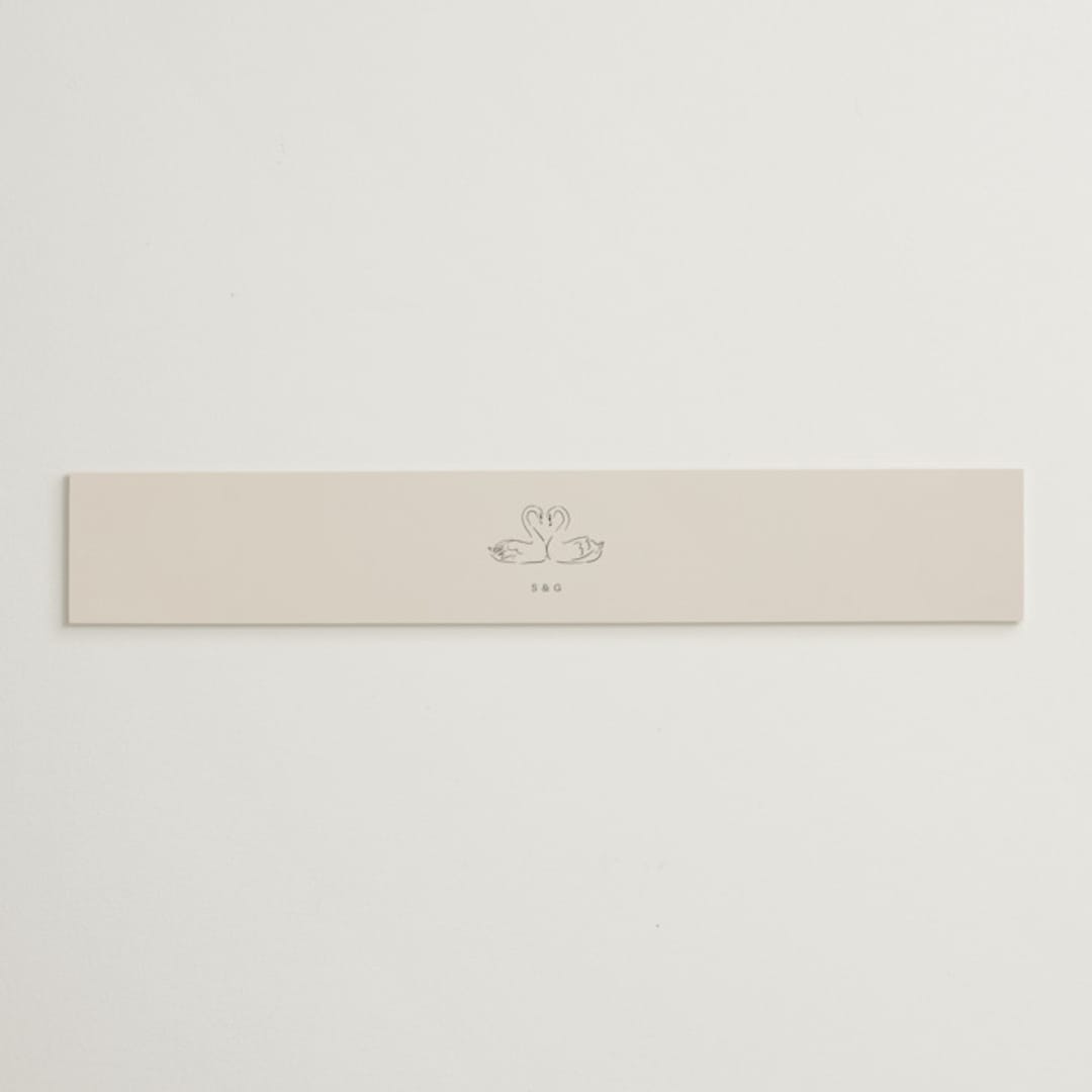 "Wedding Sketches" - Bridal Shower in Cement by Baumbirdy - Front