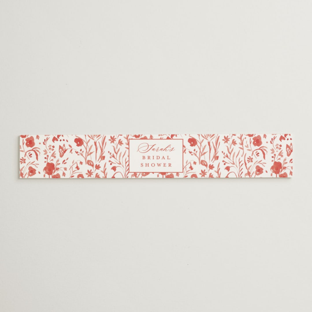 "Romantic Fields" - Bridal Shower in Scarlet by Teju Reval - Front