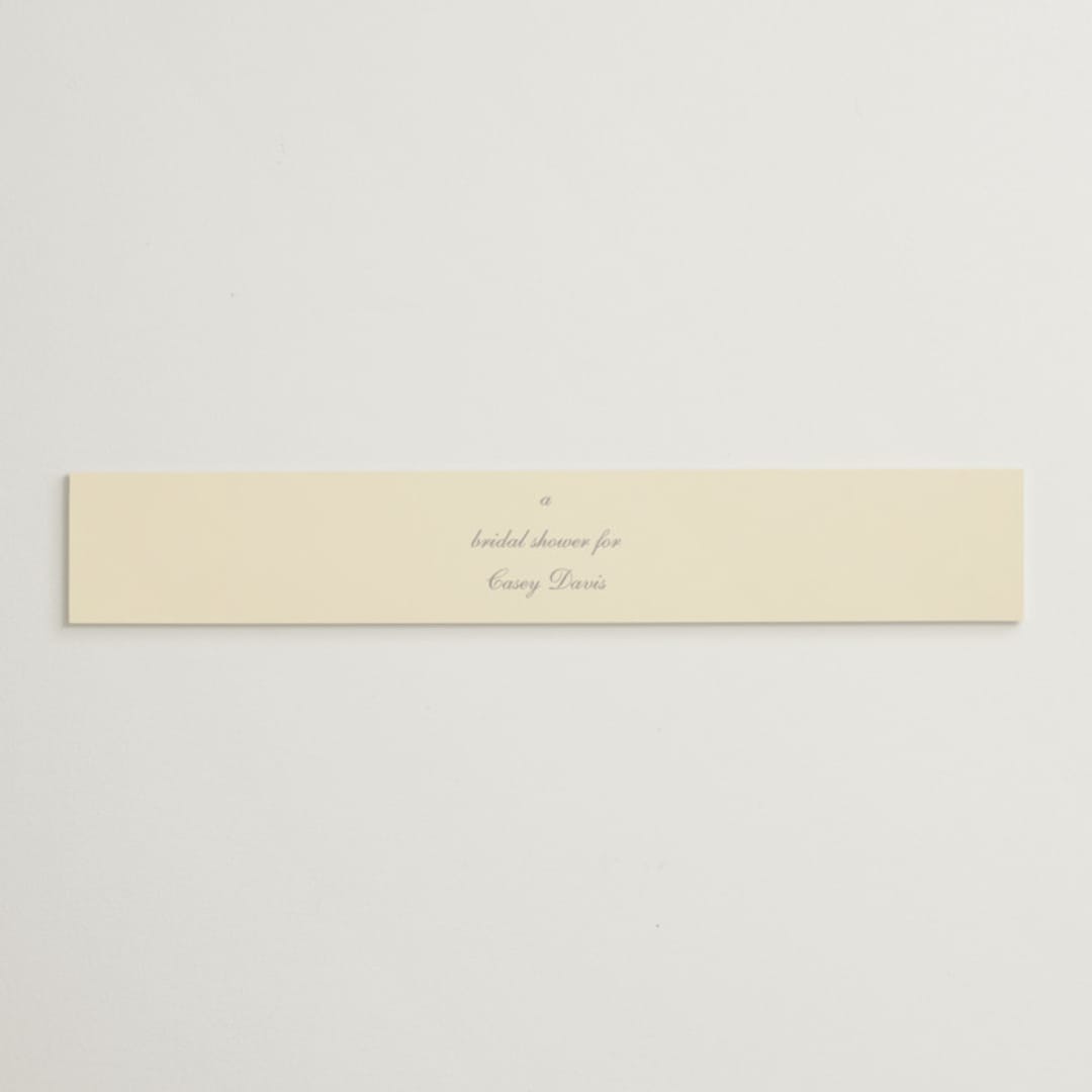 "Pearls" - Bridal Shower in Cream by Baumbirdy - Front